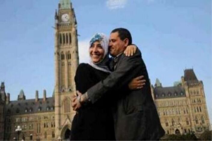 صورة جريئة لتوكل كرمان مع زوجها تثير حالة من الجدل (صورة )