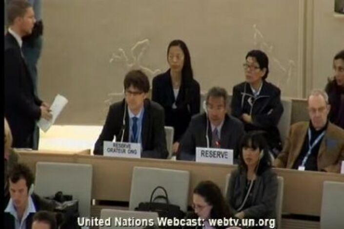 خلال جلسة مجلس حقوق الإنسان بسويسرا: منظمة دولية تدعو الأمم المتحدة لاستئناف مفاوضات جنيف بين الجنوب والشمال (فيديو)