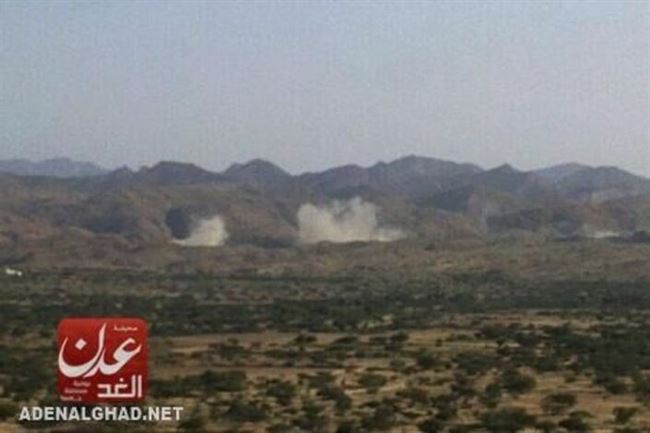 سلاح الجو اليمني يشن غارات جوية على اهداف للقاعدة بالمحفد بأبين