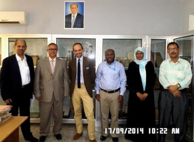 رئيس جامعة عدن يلتقي بالمدير الاقليمي لمنظمة اليونسيف ويبحث معه مجالات التعاون لتنفيذ دراسات علمية مشتركة عن أطفال اليمن