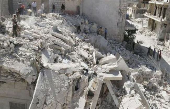 المرصد السوري‭:‬مقتل أكثر من 40 في غارات جوية سورية بالشمال الغربي