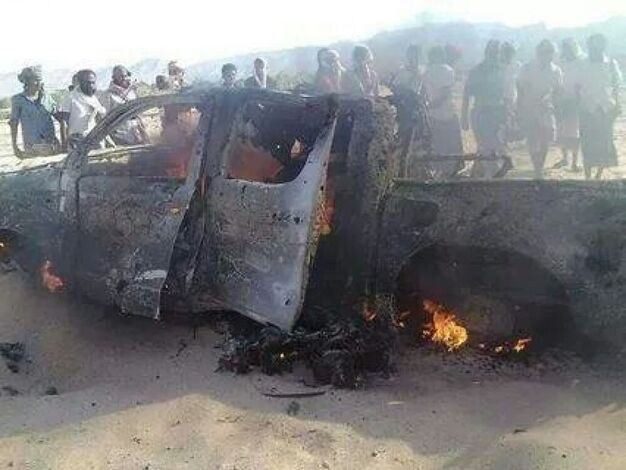 مقتل اربعة من القاعدة بينهم قيادي في غارة جوية لطائرة بدون طيار في محافظة شبوة