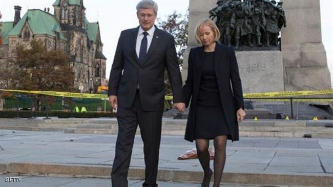 رئيس وزراء كندا يختبئ بخزانة خلال هجوم البرلمان