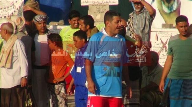 ساحة الاعتصام تشهد فعالية أربعينية الفقيد محمد شرف احمد بفعاليات رياضية((مصور))