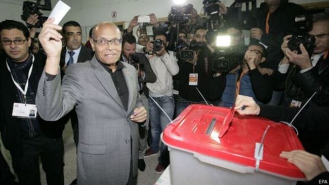 المرزوقي: اعلان فوز السبسي بالانتخابات التونسية (غير ديمقراطي)