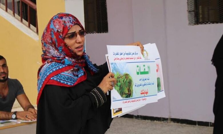 مركز عدن ينفذ حملة توعوية عن خطر المخدرات بمدارس وكلية التربية بزنجبار أبين