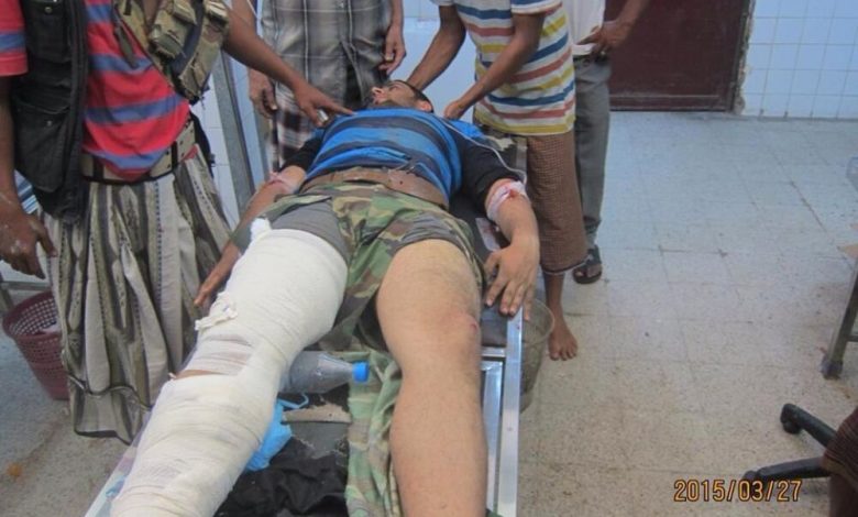 مصدر طبي : إصابة الناشط في الحراك عبدالرؤوف السقاف بمعارك المطار