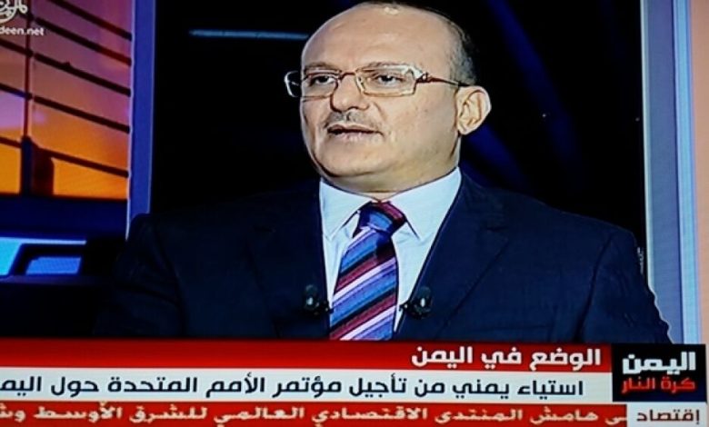 يحيى محمد صالح : نريد توضيحا هل يقصد قرار مجلس اﻻمن المدن المحتلة المدن التي دخلناها في السعودية ام المدن اليمنية؟