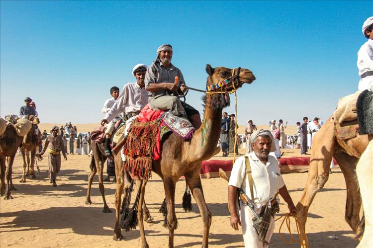 وسط مشاركة وتفاعل جماهيري غير مسبوق ..مهرجان التراث بوادي بلحارث بشبوة يتواصل لليوم الثاني